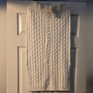 Haven Well Within Organic Cotton Blend Cable Midi Skirt